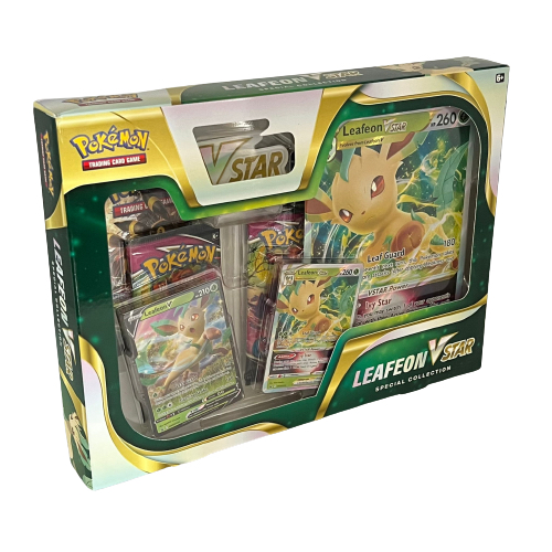 pokemon cards leafeon vstar special collection box Pokemon Glaceon and Leafeon VSTAR Collection Box set of 2 *New * In stock!