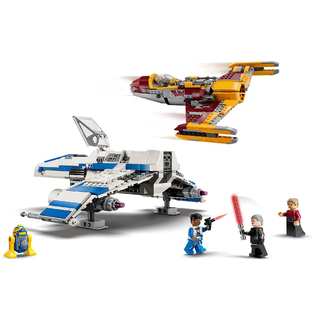 LEGO Star Wars 75364 New Republic E-Wing VS Shin Hati's Starfighter ...